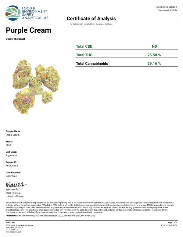 THCa Purple Cream - Image 2
