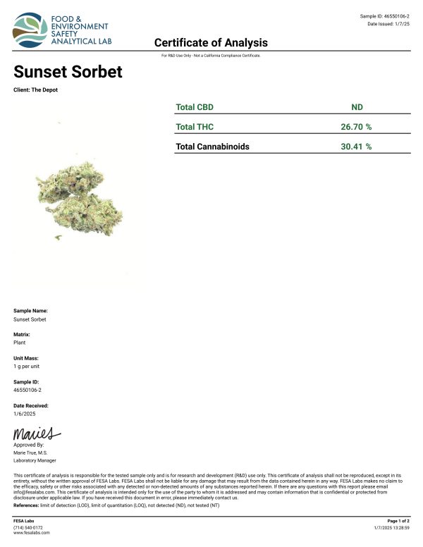 THCa Sunset Sorbet - Image 3