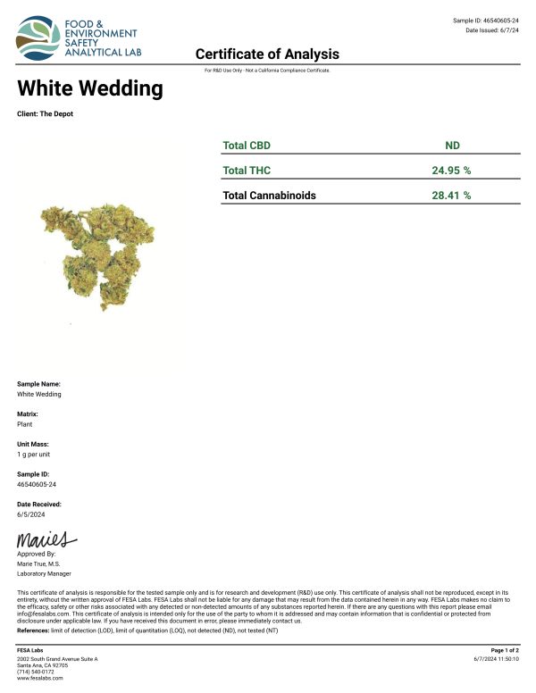 THCa White Wedding - Image 3